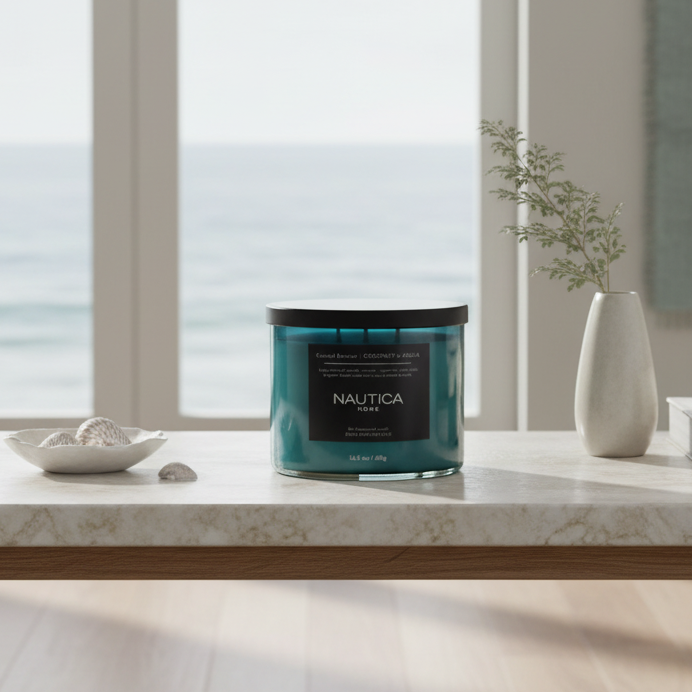 Coastal Breeze Nautica Luxury Soy Candle