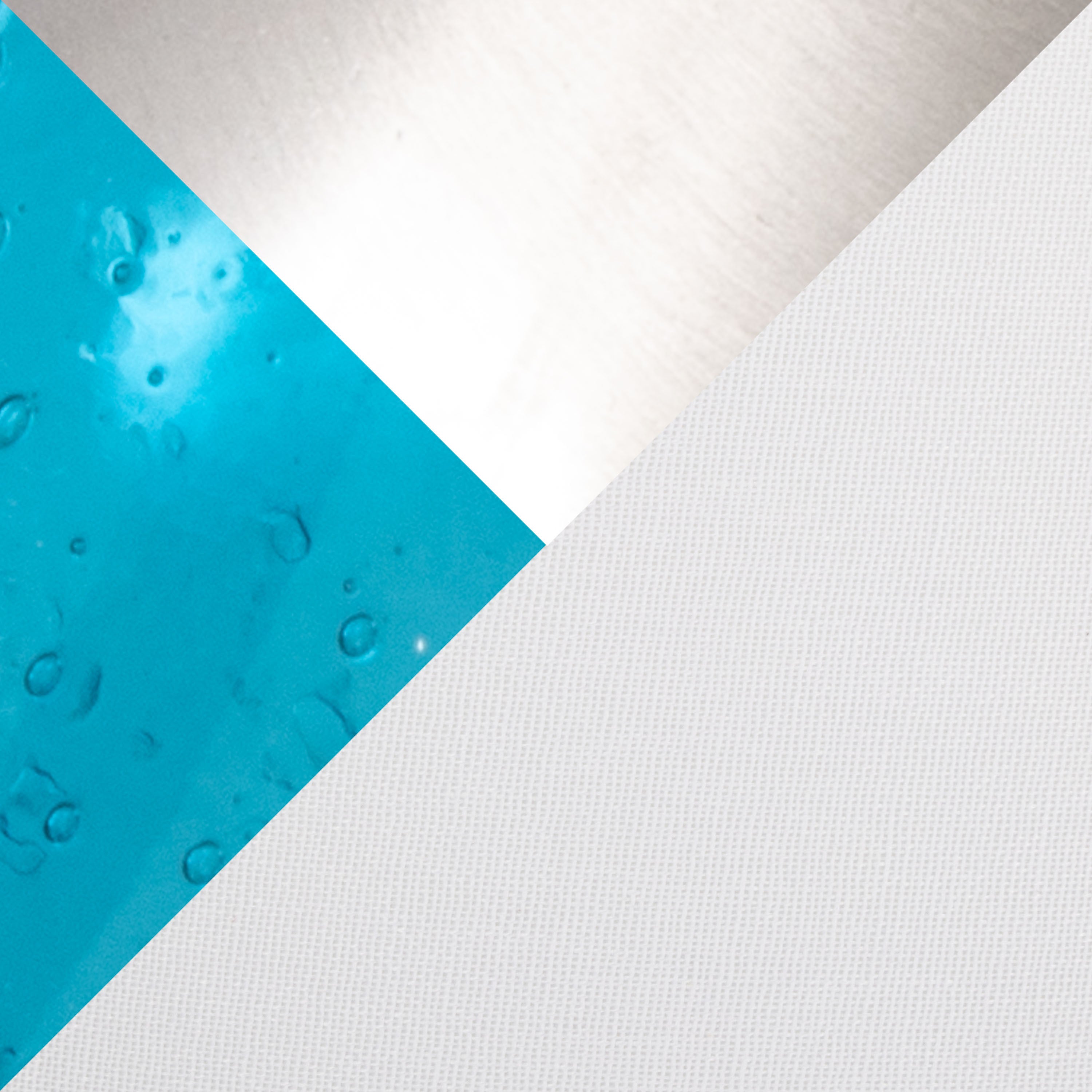 Coastal Blue Seeded Glass Drum Shade Table Lamp