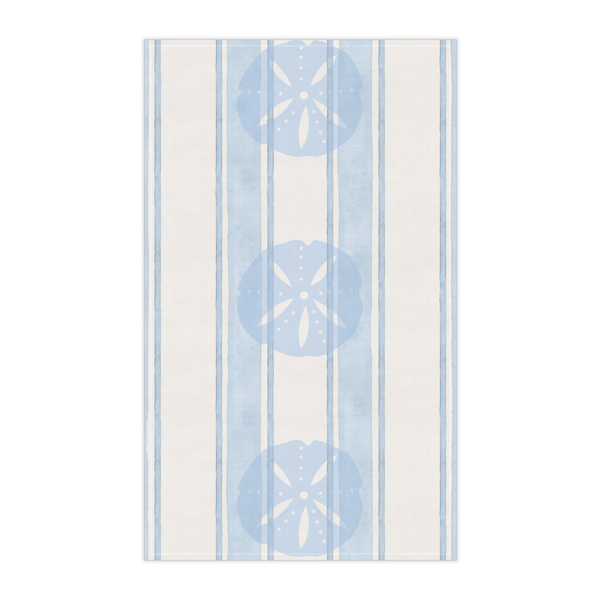 Light Blue Sand Dollar Kitchen Towel