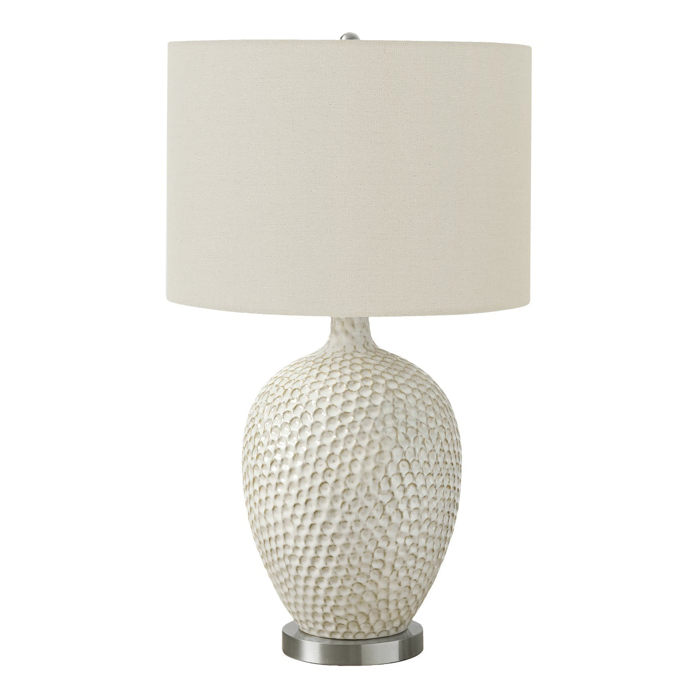 Contemporary Cream Ceramic Table Lamp