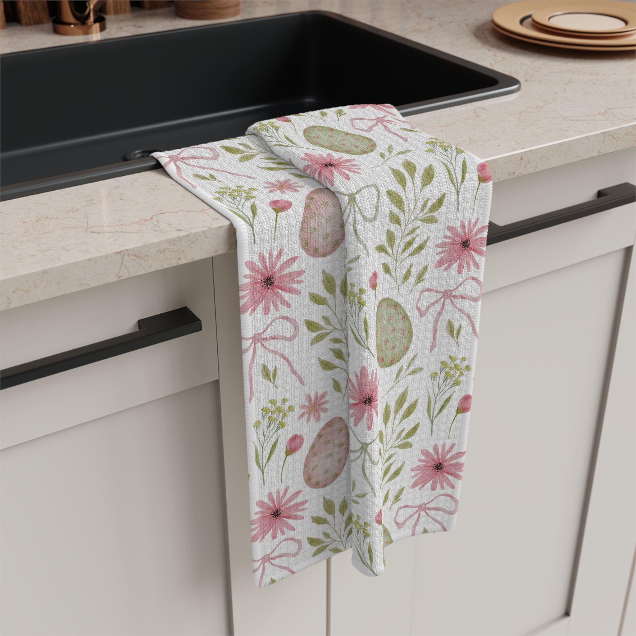 Pastel Easter Egg Kitchen Towel