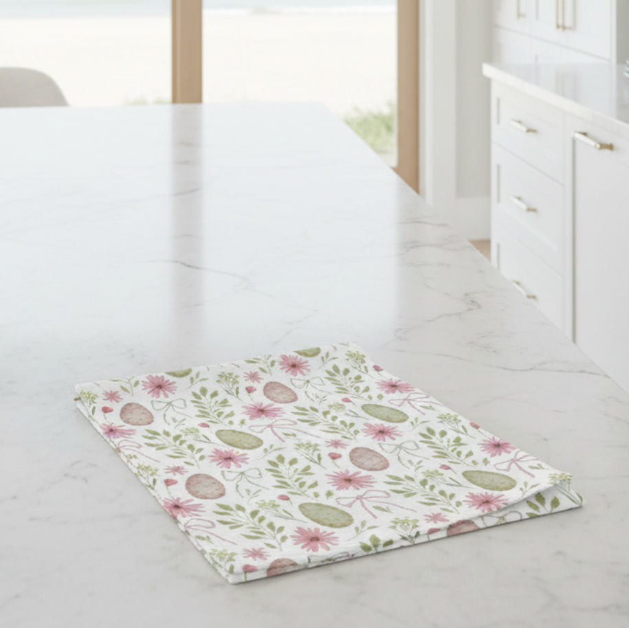 Pastel Easter Egg Kitchen Towel