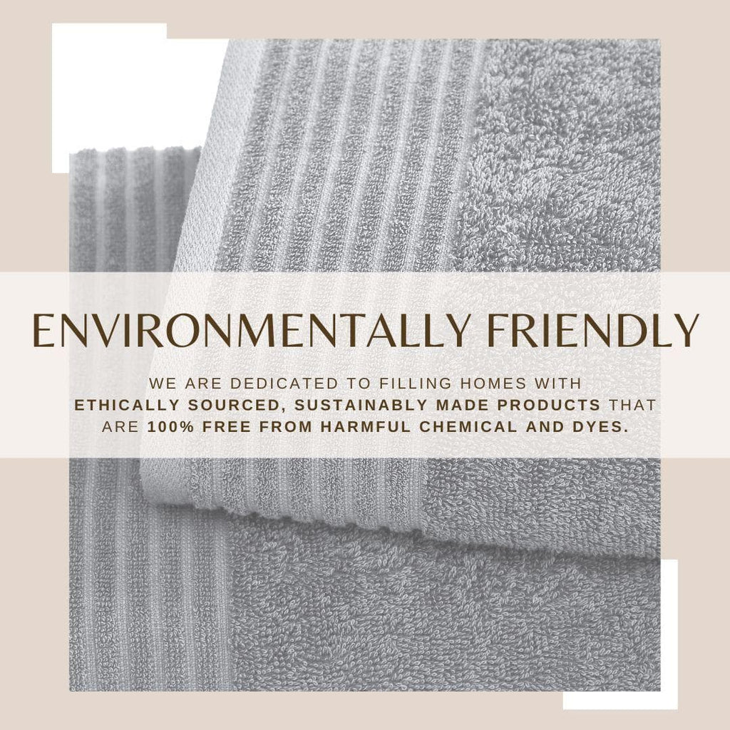 6 Piece Set Cotton Bath Towels - Kasper Collection