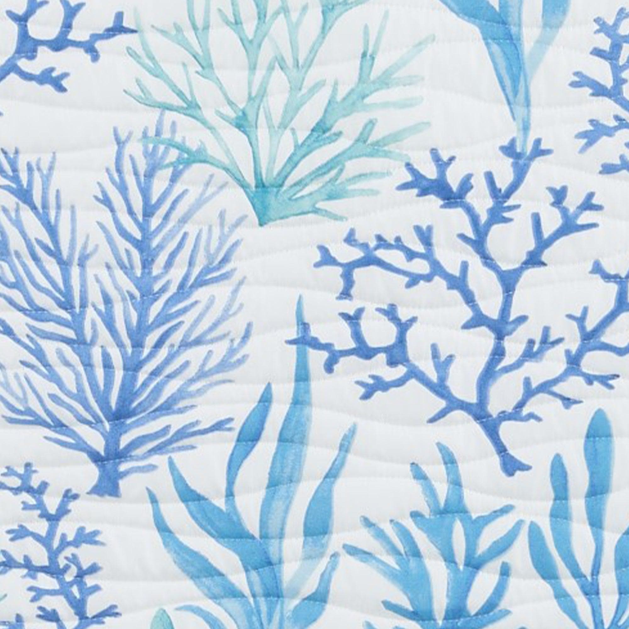 Blue Coral Quilt - Amelia Island
