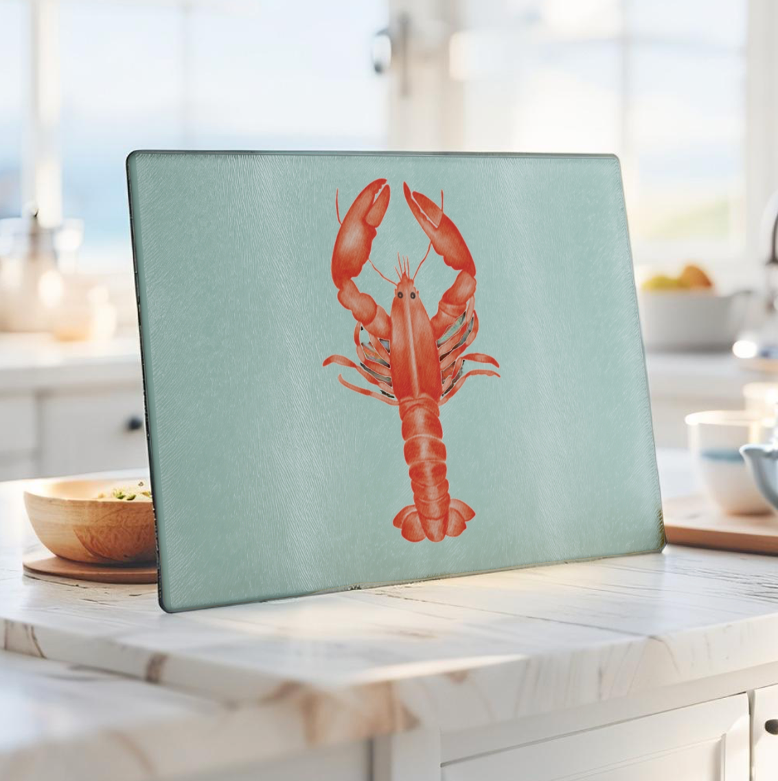 Lobster Glass Cutting Board