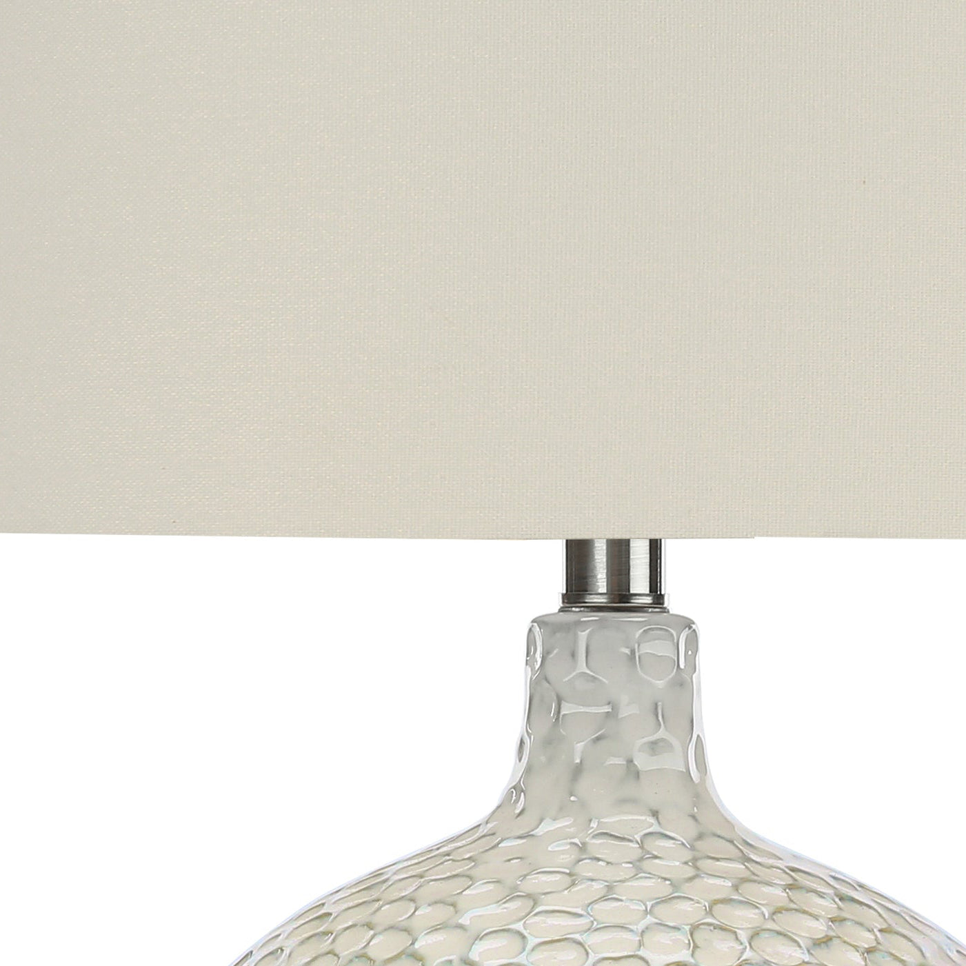 Contemporary Cream Ceramic Table Lamp