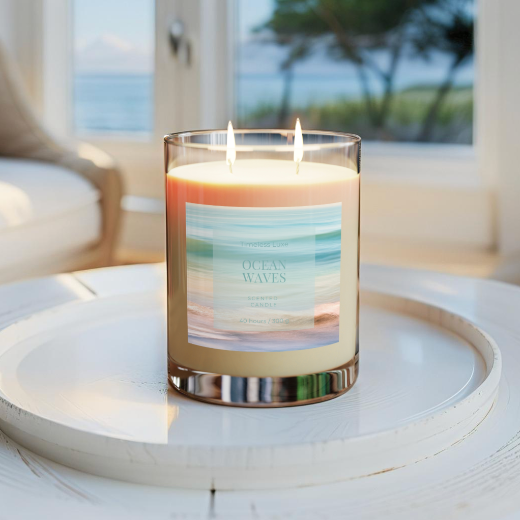 Ocean Waves Scented Candle