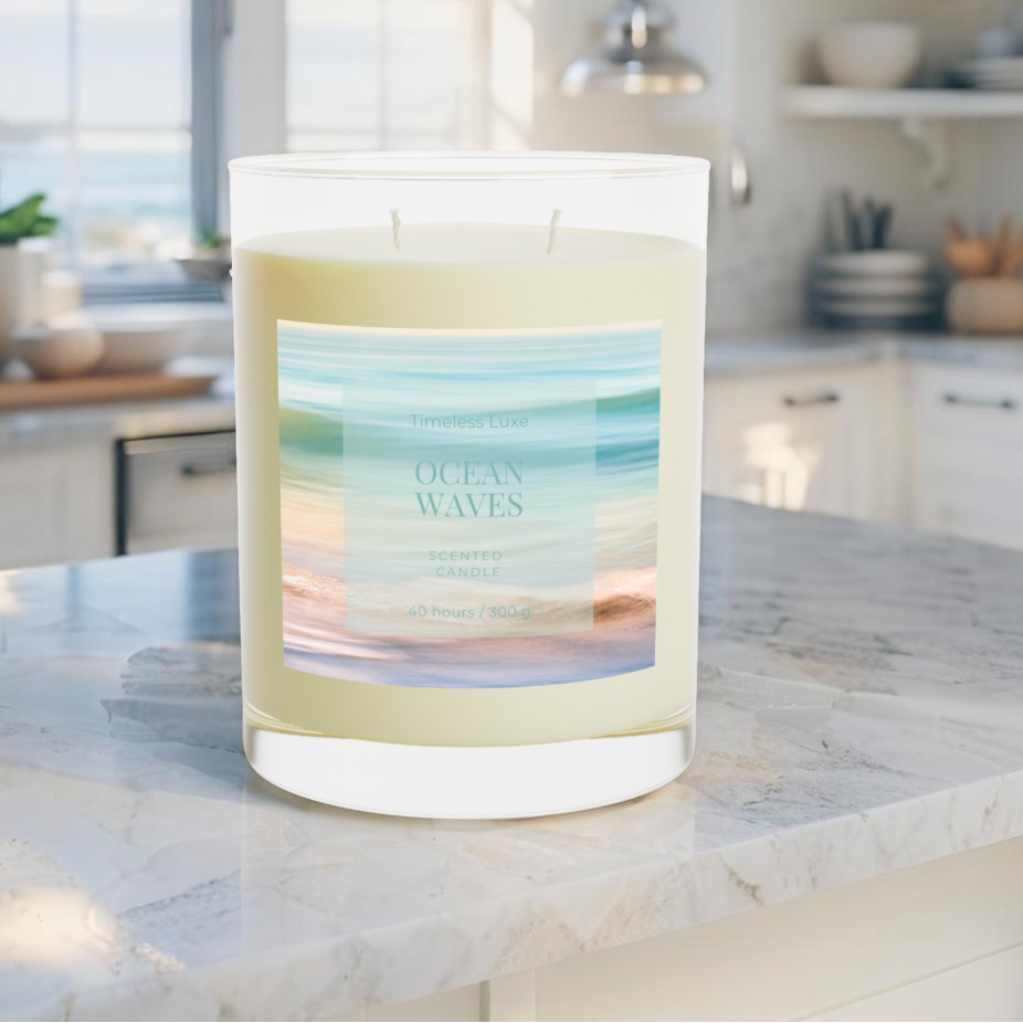 Ocean Waves Scented Candle