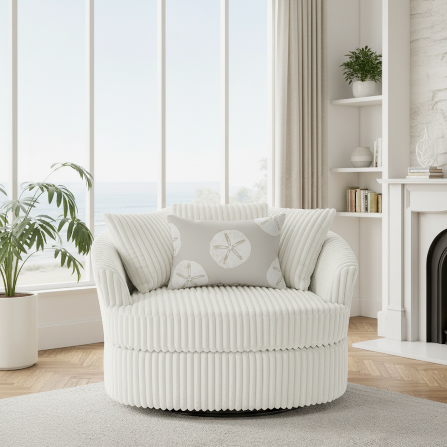 Sand Dollar Lumbar Pillow