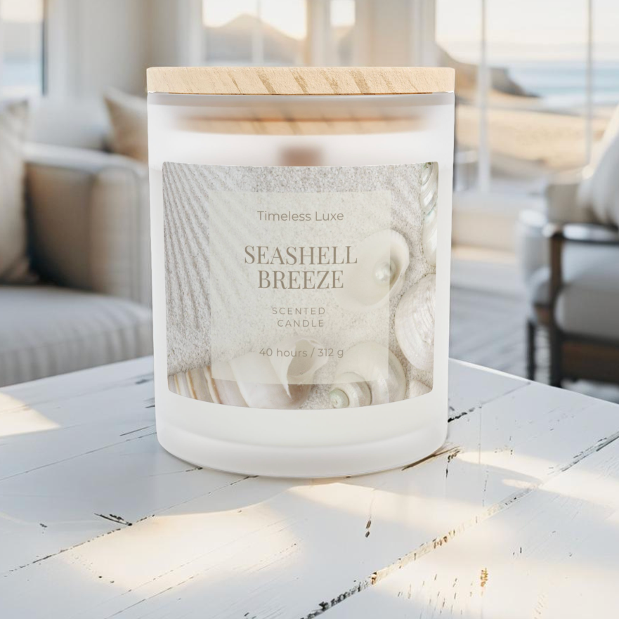 Seashell Breeze Scented Candle