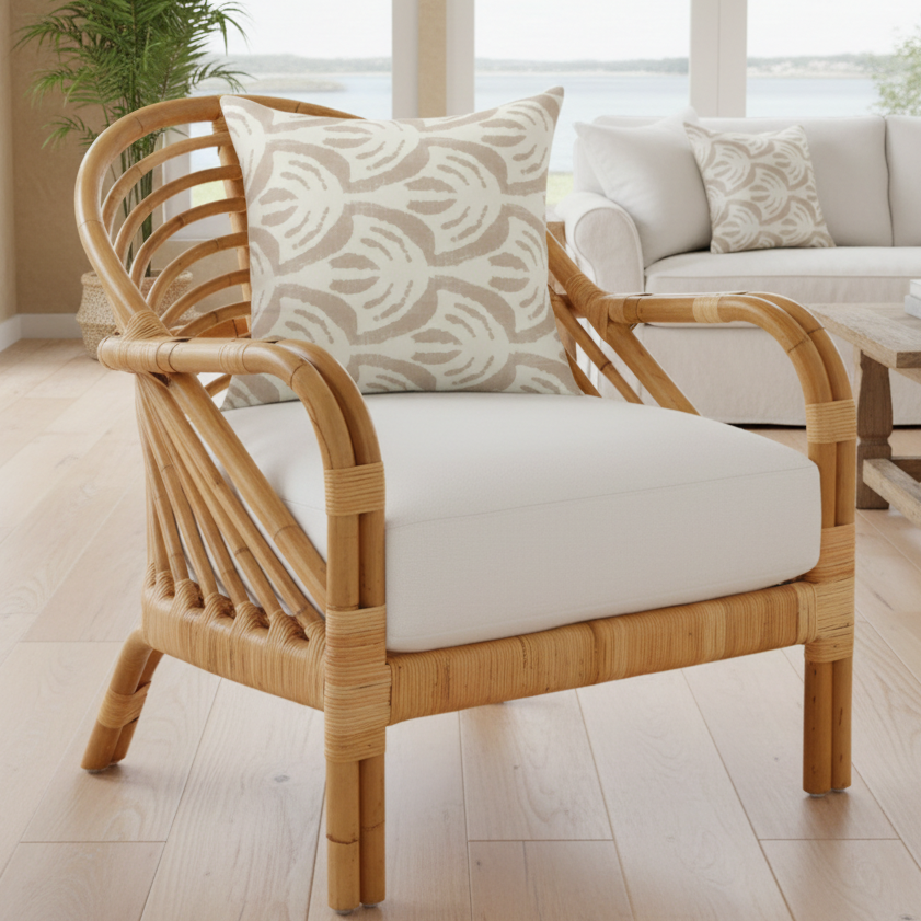 Boho Neutral Throw Pillow