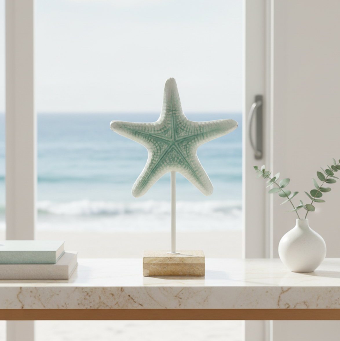 Starfish Table Decor with Stand