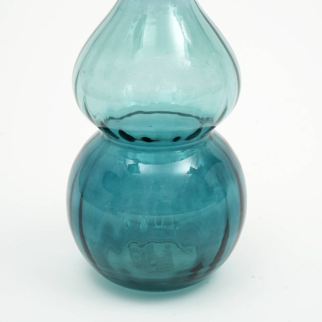 Coastal Handcrafted Decorative Opulent Bauble Glass Vase